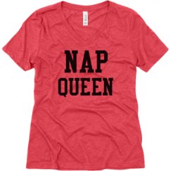 Ladies Relaxed Fit Super Soft Triblend V-Neck Tee