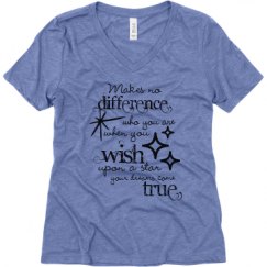 Ladies Relaxed Fit Super Soft Triblend V-Neck Tee