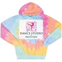 Unisex Tie-Dye Fleece Hoodie