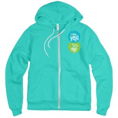 Unisex Fleece Full Zip Midweight Hoodie