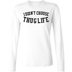 Ladies Relaxed Fit Basic Long Sleeve Tee