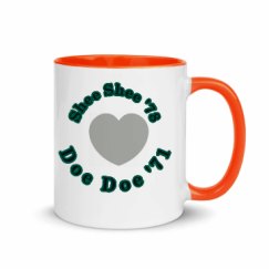 11oz Ceramic Mug with Color Inside