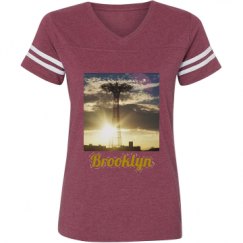 Ladies Relaxed Fit Vintage Sports Tee