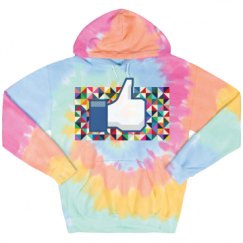 Unisex Tie-Dye Fleece Hoodie