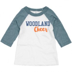 Toddler 3/4 Sleeve Raglan Tee