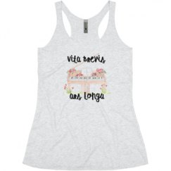 Ladies Slim Fit Super Soft Racerback Triblend Tank