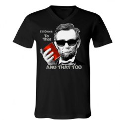 Unisex V-Neck Jersey Tee