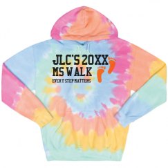 Unisex Tie-Dye Fleece Hoodie