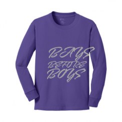 Youth Midweight Cotton Long Sleeve Tee