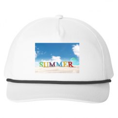 Snapback Five-Panel Rope Hat