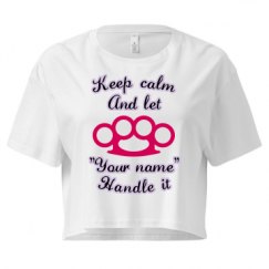 Ladies Festival Cali Crop Top Tee