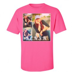 Unisex Ultra Cotton Safety Neon Crewneck Tee