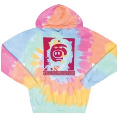Unisex Tie-Dye Fleece Hoodie