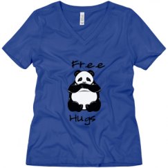 Ladies Relaxed Fit V-Neck Tee