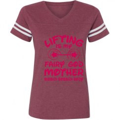 Ladies Relaxed Fit Vintage Sports Tee