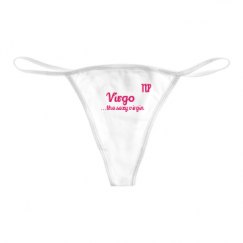 Basic White Thong Underwear