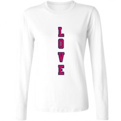 Ladies Relaxed Fit Basic Long Sleeve Tee