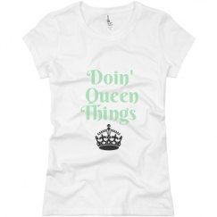 Ladies Slim Fit Basic Promo Jersey Tee