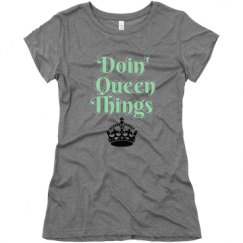 Ladies Slim Fit Super Soft Triblend Tee