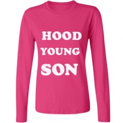 Ladies Relaxed Fit Basic Long Sleeve Tee