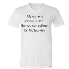 Unisex V-Neck Jersey Tee