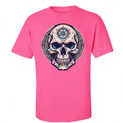 Unisex Ultra Cotton Safety Neon Crewneck Tee