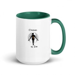 15oz Ceramic Mug with Color Inside