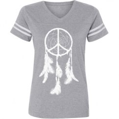 Ladies Relaxed Fit Vintage Sports Tee