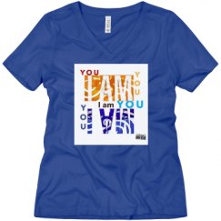 Ladies Relaxed Fit V-Neck Tee