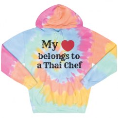 Unisex Tie-Dye Fleece Hoodie