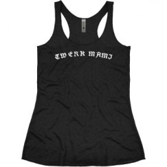 Ladies Slim Fit Super Soft Racerback Triblend Tank