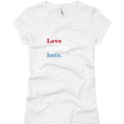 Ladies Slim Fit Basic Promo Jersey Tee