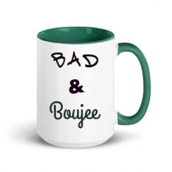 15oz Ceramic Mug with Color Inside