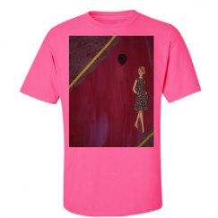 Unisex Ultra Cotton Safety Neon Crewneck Tee