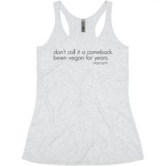 Ladies Slim Fit Super Soft Racerback Triblend Tank
