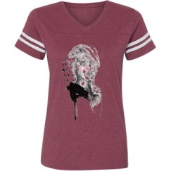 Ladies Relaxed Fit Vintage Sports Tee