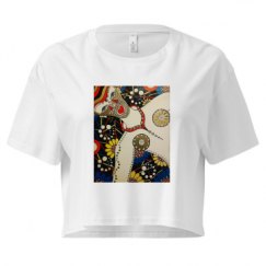 Ladies Festival Cali Crop Top Tee