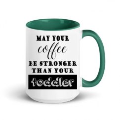 15oz Ceramic Mug with Color Inside
