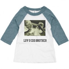 Toddler 3/4 Sleeve Raglan Tee