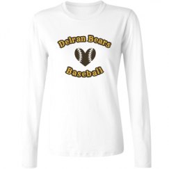 Ladies Relaxed Fit Basic Long Sleeve Tee