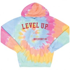 Unisex Tie-Dye Fleece Hoodie