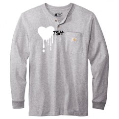 Unisex Carhartt Long Sleeve Henley Tee 