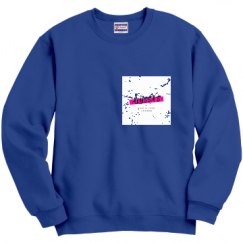 Unisex Film and Foil Crewneck Sweatshirt