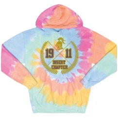 Unisex Tie-Dye Fleece Hoodie