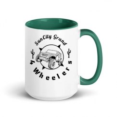 15oz Ceramic Mug with Color Inside