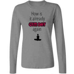 Ladies Relaxed Fit Basic Long Sleeve Tee