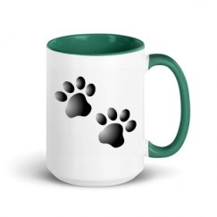 15oz Ceramic Mug with Color Inside