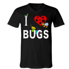 Unisex V-Neck Jersey Tee