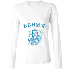 Ladies Relaxed Fit Basic Long Sleeve Tee