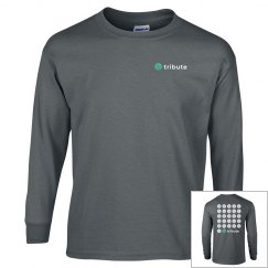Grey Tribute Pattern Long Sleeve